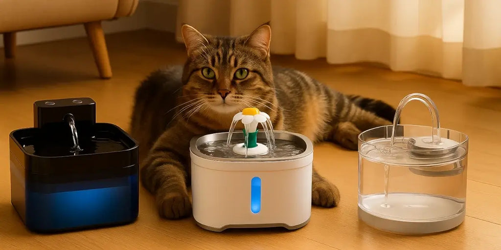 Fontaine à eau silencieuse pour chat : le bon choix selon votre logement