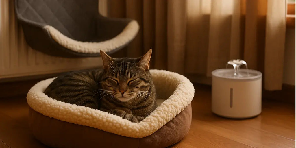 Protéger son chat du froid : routines, couchages chauds & astuces