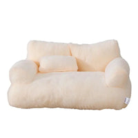 Canapé pour chat confortable et relaxant beige