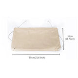 Dimensions du hamac de fenêtre pour chat, 55 cm de large et 35 cm de profondeur, fixé avec ventouses