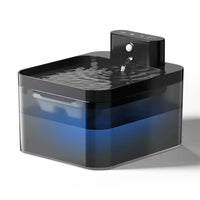Fontaine à eau noire pour chat – Design moderne avec réservoir 2,2L pour une hydratation continue
