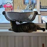 Hamac pour chat suspendu confortable et sûr avec chat en dessous
