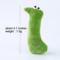 Jouet pour chat en peluche à la cataire - Ver