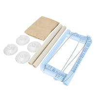 Kit d'installation complet pour hamac de fenêtre pour chat avec ventouses et cadre en PVC