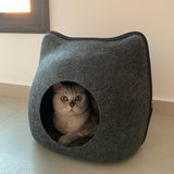 Cocon pour chat douillet et design - Grotte confortable et sécurisante