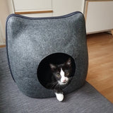 Cocon pour chat douillet et design - Grotte confortable et sécurisante