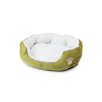 Coussin pour chat vert