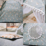 Lit à baldaquin pour Chat - Tente pliable avec Coussin doux et confortable