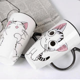 Mug / Thermo Chat Manga avec couvercle - Gardez vos boissons au chaud