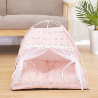 Lit à baldaquin pour Chat - Tente pliable avec Coussin doux et confortable